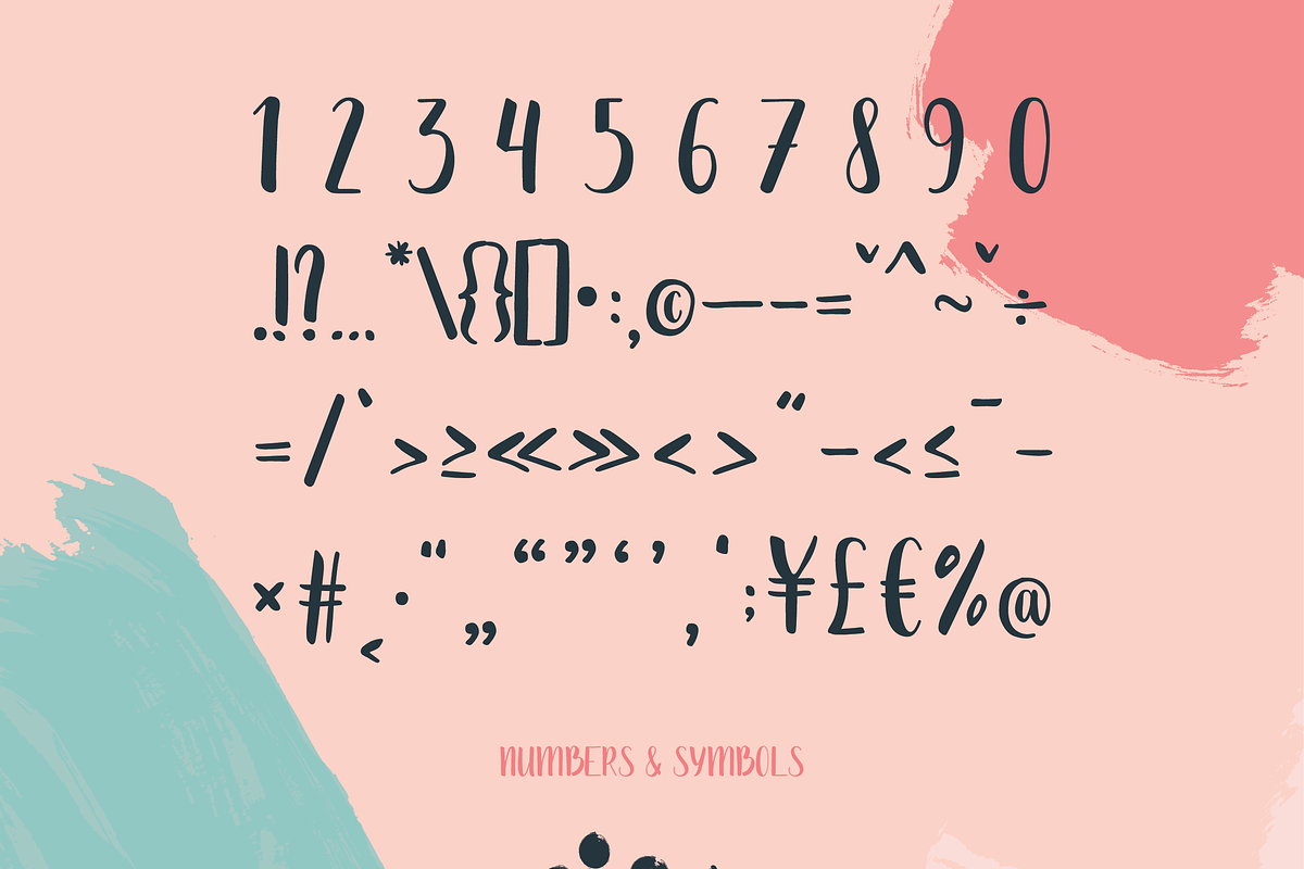 Mona Extended Font preview 6
