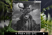 Male Blue Wild Beast Steampunk, a Background Graphic by LaseredNinja (Thumbnail 4 of 7)