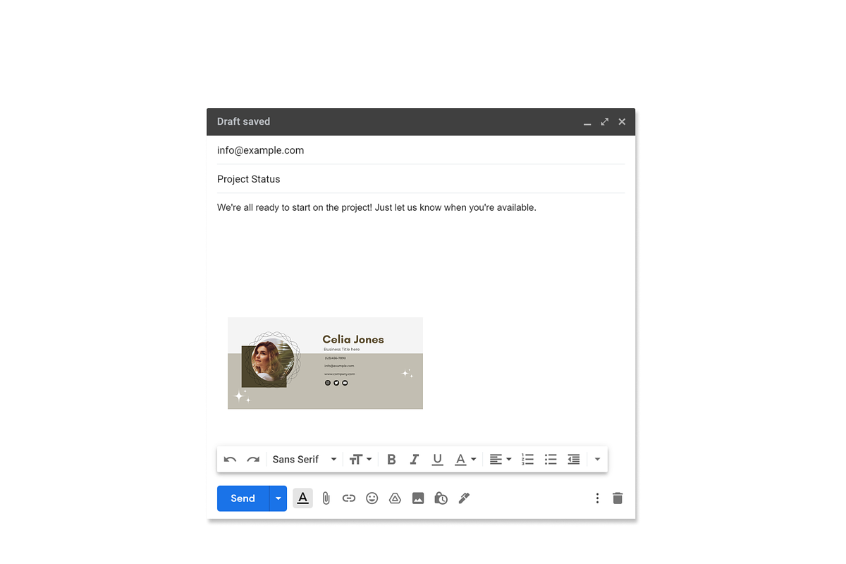 Business Email Signature, an Email Template by Zqdo (Photo 2 of 5)