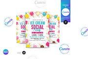 Ice Cream Social Flyer, a Flyer Template by Aam360 (Thumbnail 2 of 3)