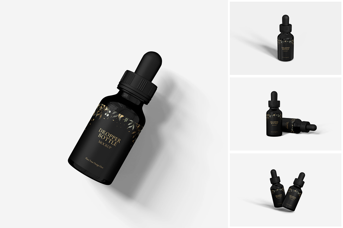 Dropper Bottle Mockup, a Product Mockup by MrLetters (Photo 1 of 5)
