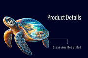 Watercolor Beach Sea Turtle PNG, a Graphic by CitraGraphics (Thumbnail 3 of 6)