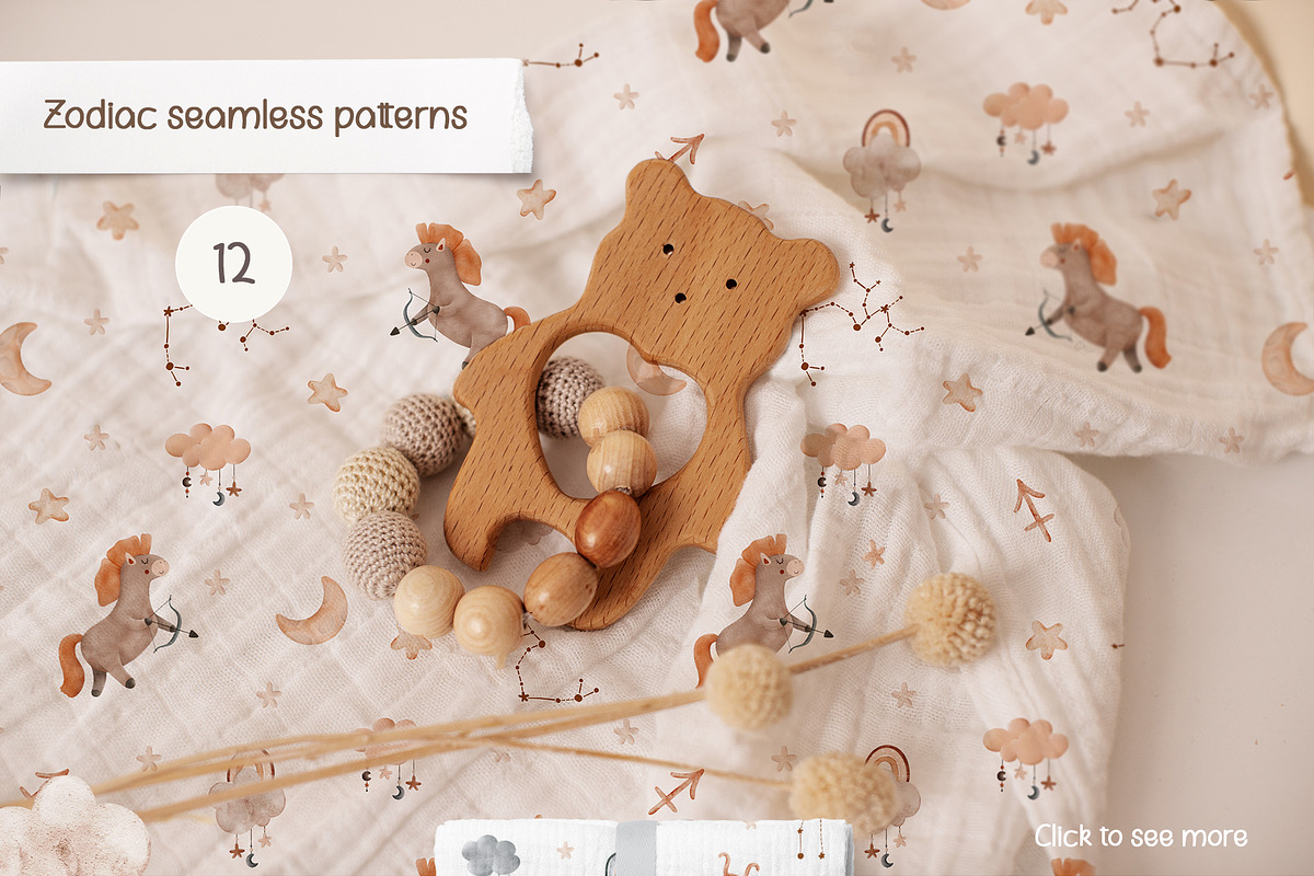 Baby Zodiac - astrology collection, a Decorative Illustration by Eva Gentle (Photo 8 of 10)