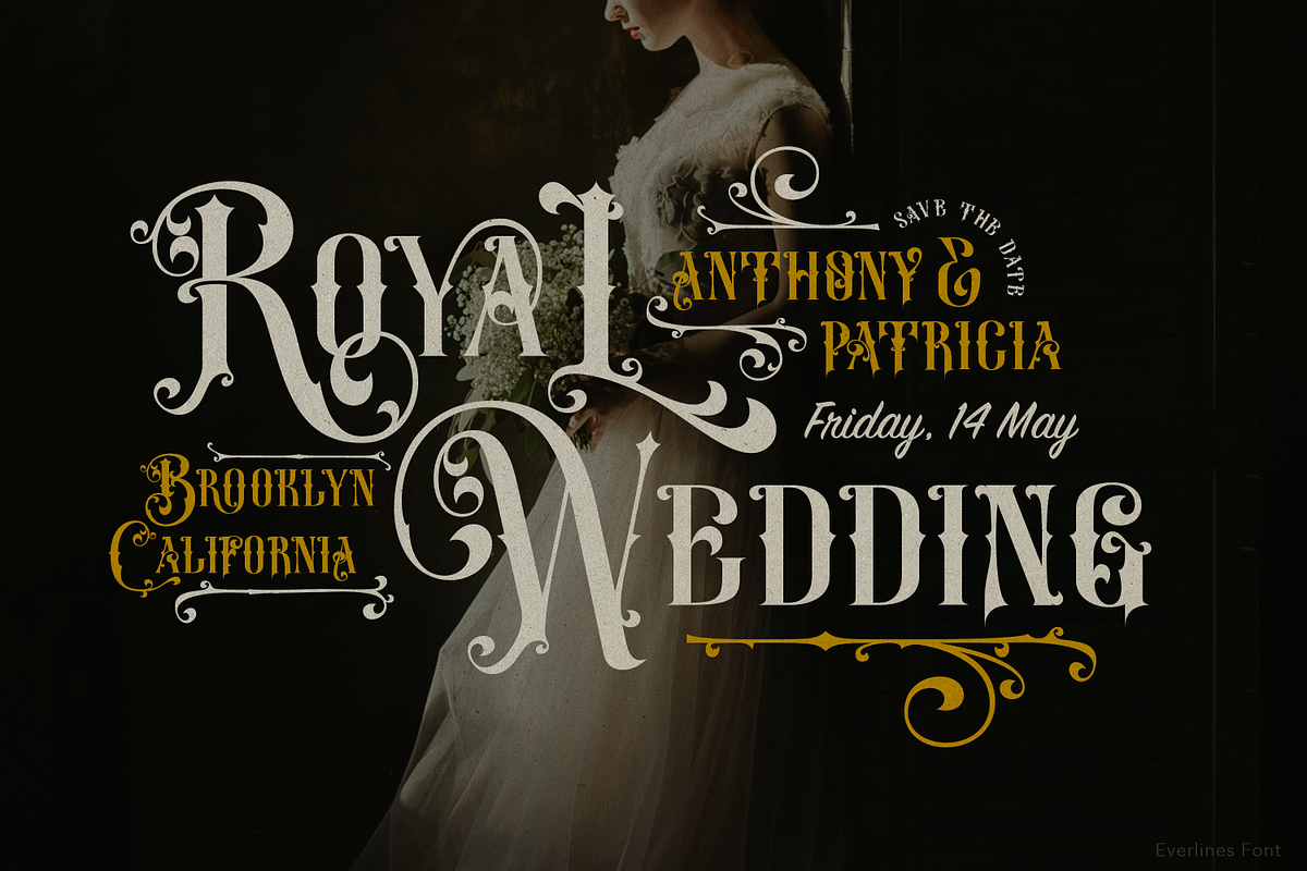 Everlines Victorian Font, a Font by TypeClassHeroes (Photo 2 of 10)