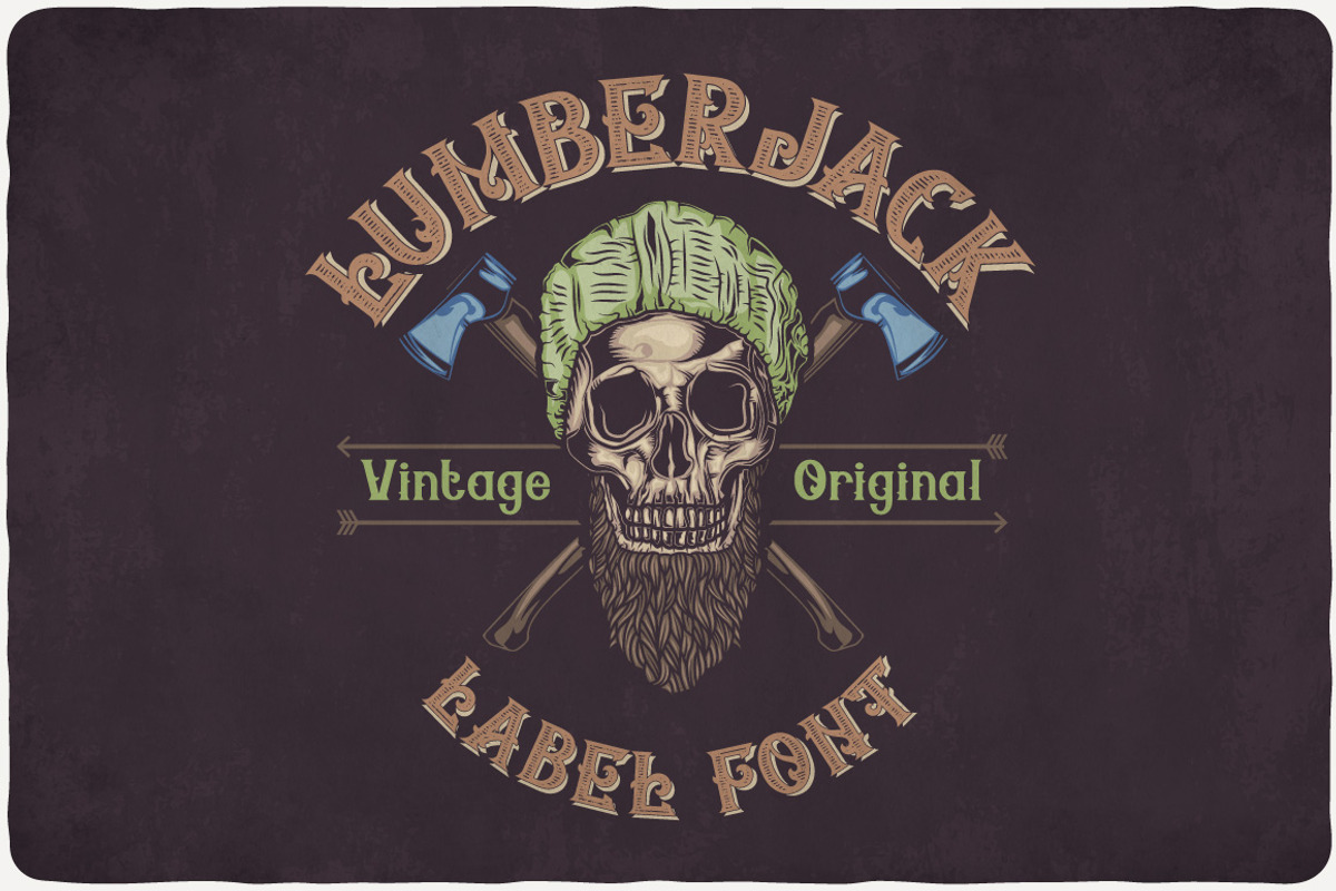 Lumberjack Typeface preview 5