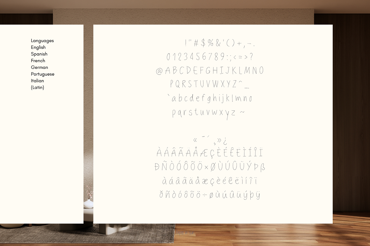 Home - Handwriting Font, a Handwritten Font by paperinsun (Photo 7 of 14)