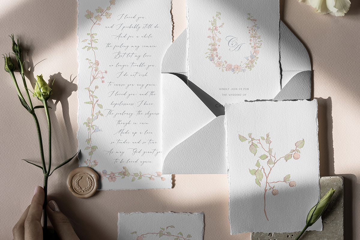 Pastel Floral collection, an Illustration by Sensual Art (Photo 6 of 10)
