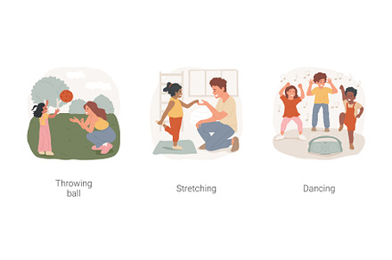 Physical exercise in autism daycare, an Education Illustration by Visual Generation