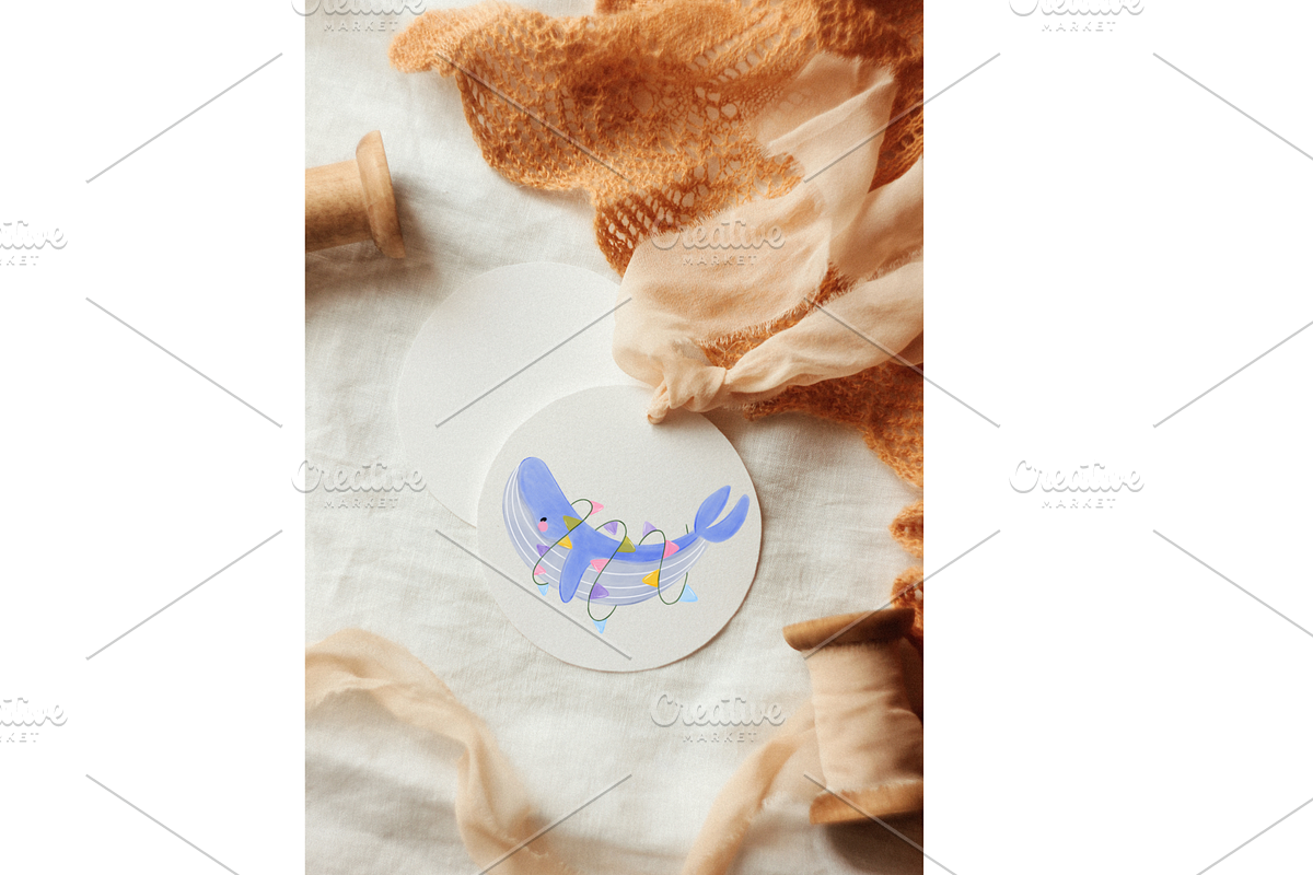 Watercolor Ocean Clipart, an Animal Illustration by Oleksandra Illustrates (Photo 17 of 21)
