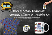 Back to School Collection, a Pattern Graphic by Elatedowl (Thumbnail 1 of 14)