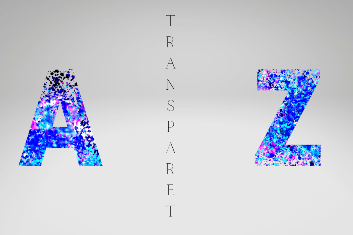 Turquoise Glitter Confetti Alphabet, an Illustration by tahananeart (Photo 2 of 3)