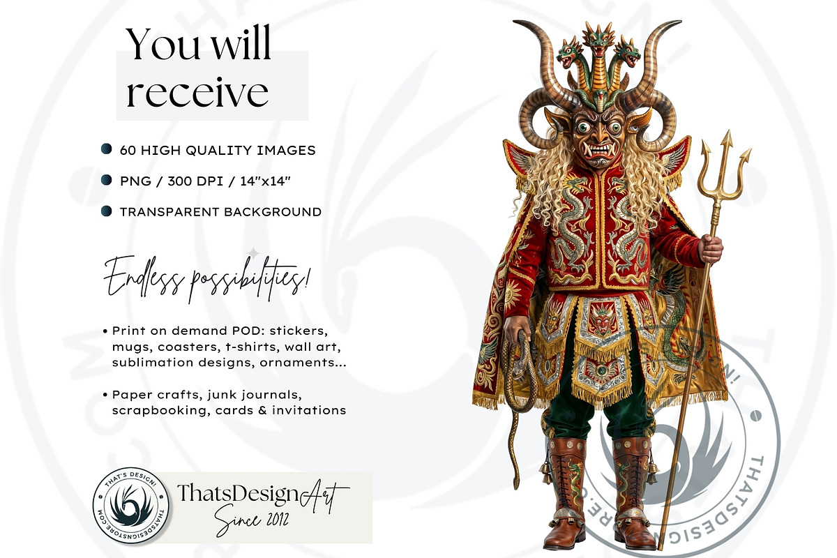 Traditional Folks World Cliparts, a Person Illustration by ThatsDesignArt (Photo 2 of 17)