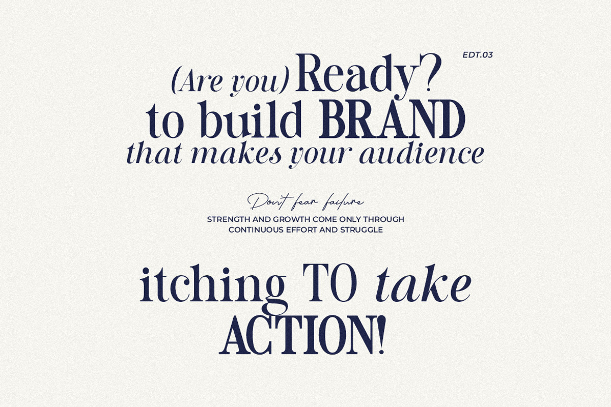 Evenings | Retro Vintage Serif Font, a Serif Font by HansCo Studio (Photo 5 of 20)