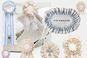 Rosette Badges: Pin Ribbons Pack, an Object Graphic by Purple (Thumbnail 4 of 11)