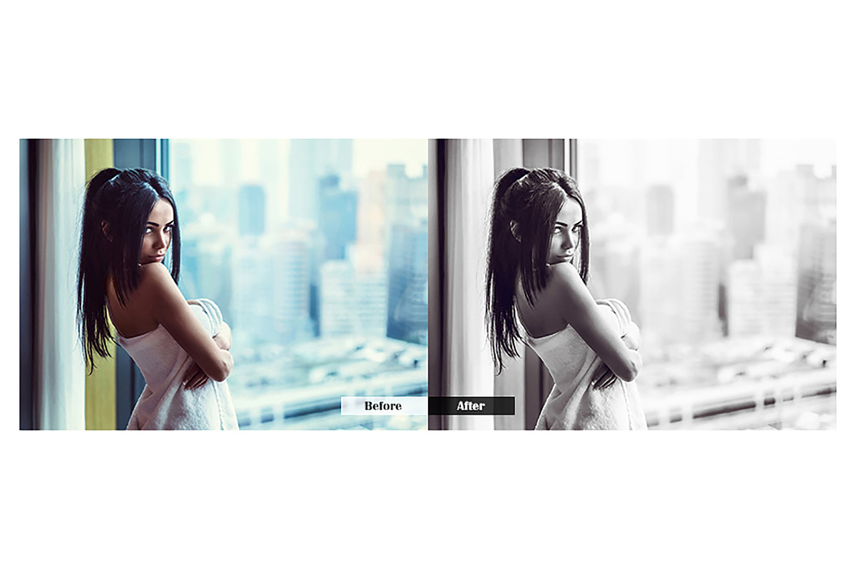 Monochrome Lightroom Presets preview 4