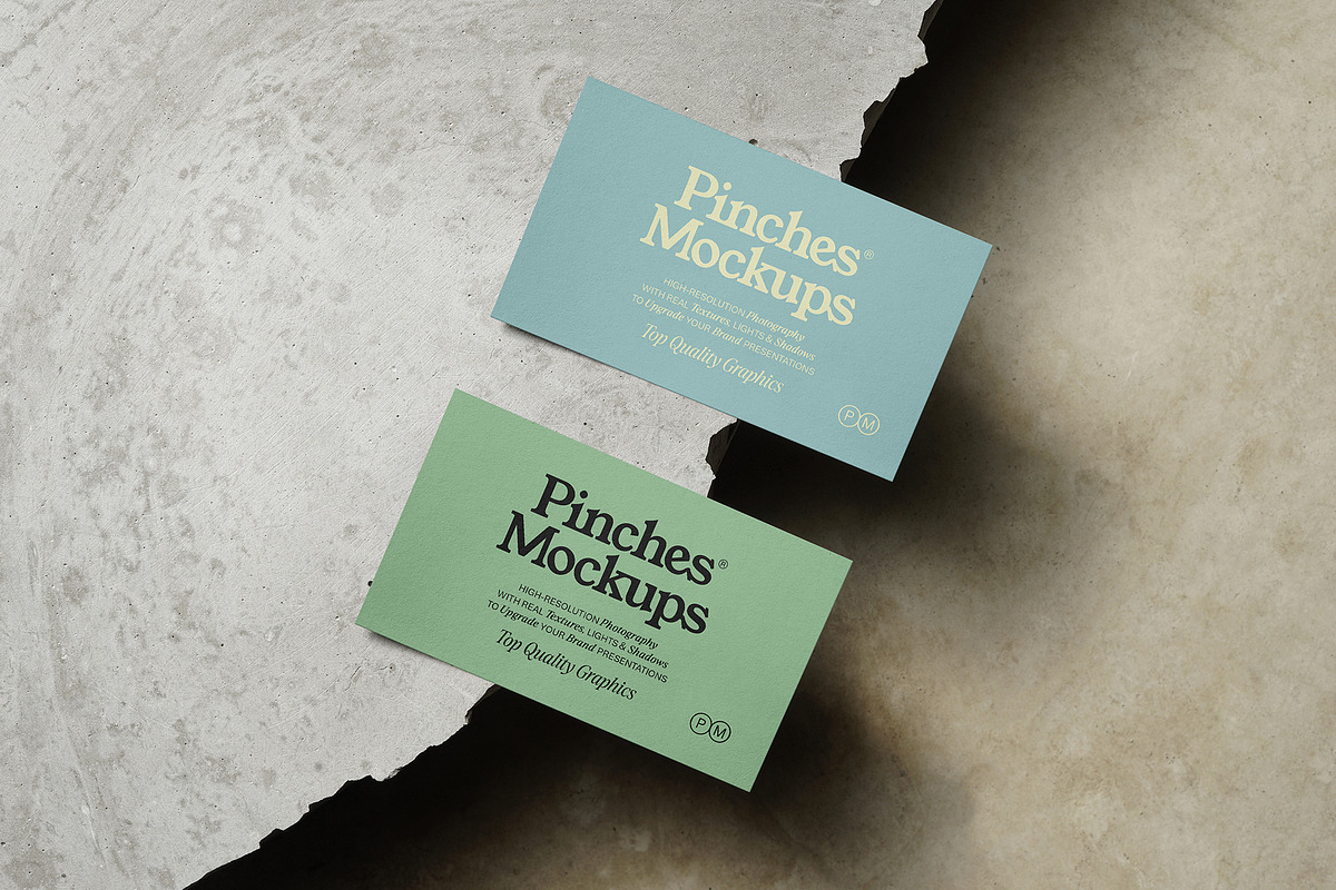 PM_BC/Ø7 - Business Cards Mockup, a Print Template by PinchesMockups© (Photo 5 of 6)