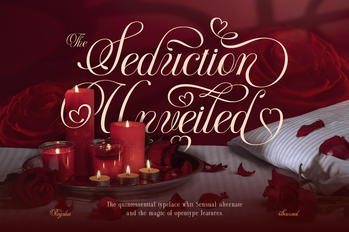 Berlyana Sensual, a Script Font by Burntilldead (Photo 14 of 14)