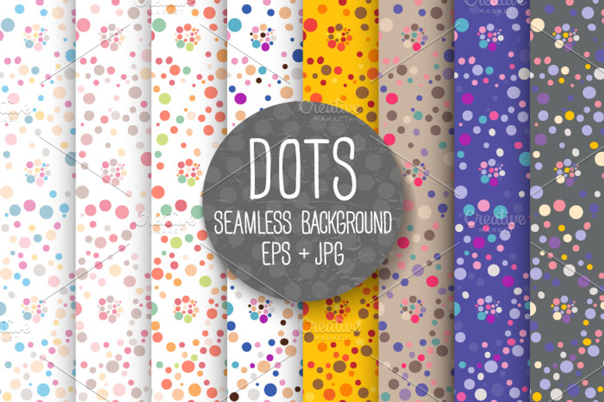 DOTS. Seamless background.
