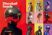 41 Disco ball heads, a Person Photo by Handmadefont (Thumbnail 1 of 9)