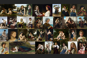 200 William Bouguereau HQ Paintings