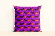 Pumpkin Bat Seamless Pattern, a Pattern Graphic by tchastudio (Thumbnail 5 of 7)