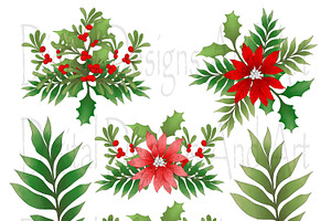 Christmas Tea Set Clipart