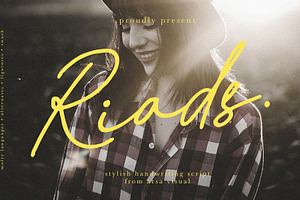 Riads - Stylish Handwriting Font