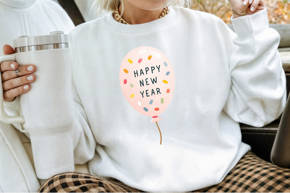Elegant New Year Balloons and Champa, an Illustration by Sublimation Artist (Photo 4 of 6)