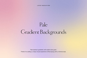 Pale Gradient Backgrounds PSD