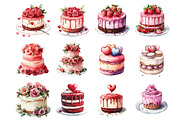 Valentine's Day Cake, an Illustration by Design Market (Thumbnail 2 of 3)