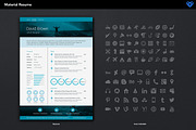 Material Resume Aqua, a Resume Template by ikono.me (Thumbnail 5 of 5)