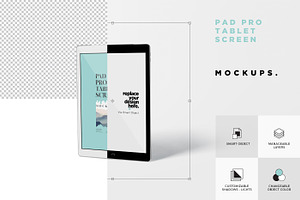 Pad Pro Tablet Screen Mockup