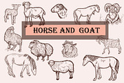 FARM ANIMALS BUNDLE, an Animal Illustration by IPVector (Thumbnail 3 of 9)
