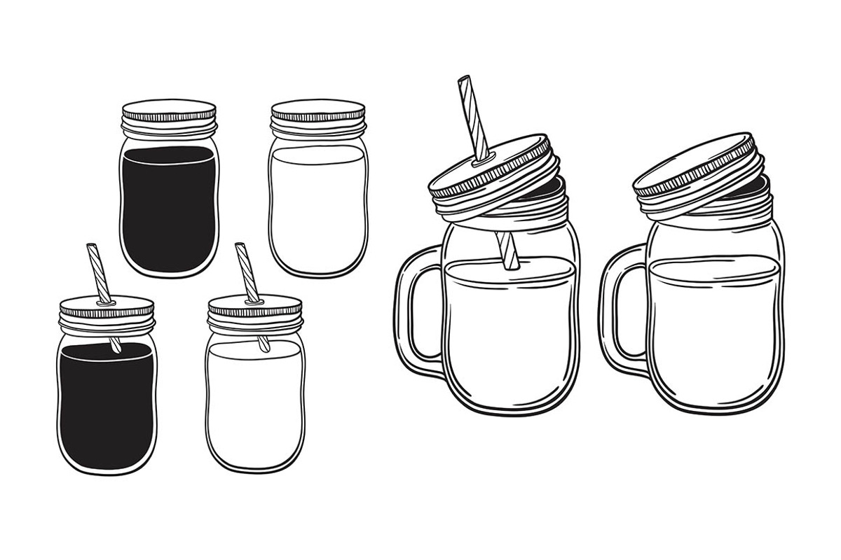 Fast food vector set, a Food Illustration by Vavavka (Photo 6 of 10)