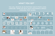 Blue Instagram Carousel Templates, a Social Media Template by SunshineStudioBoutique (Thumbnail 7 of 9)