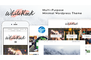 WhiteRock - Minimal WordPress Theme, a WordPress Template by Uncommon Mockups (Thumbnail 1 of 4)