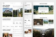 Travel Agency Website UI Figma, an UI Kit Template by peterdraw (Thumbnail 5 of 7)