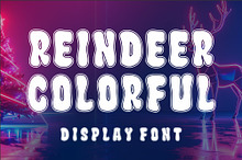 Reindeer Colorful