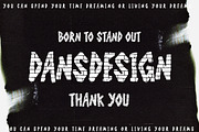 Swagger Answer Graffiti Y2k Display, a Blackletter Font by dansdesign (Thumbnail 6 of 7)