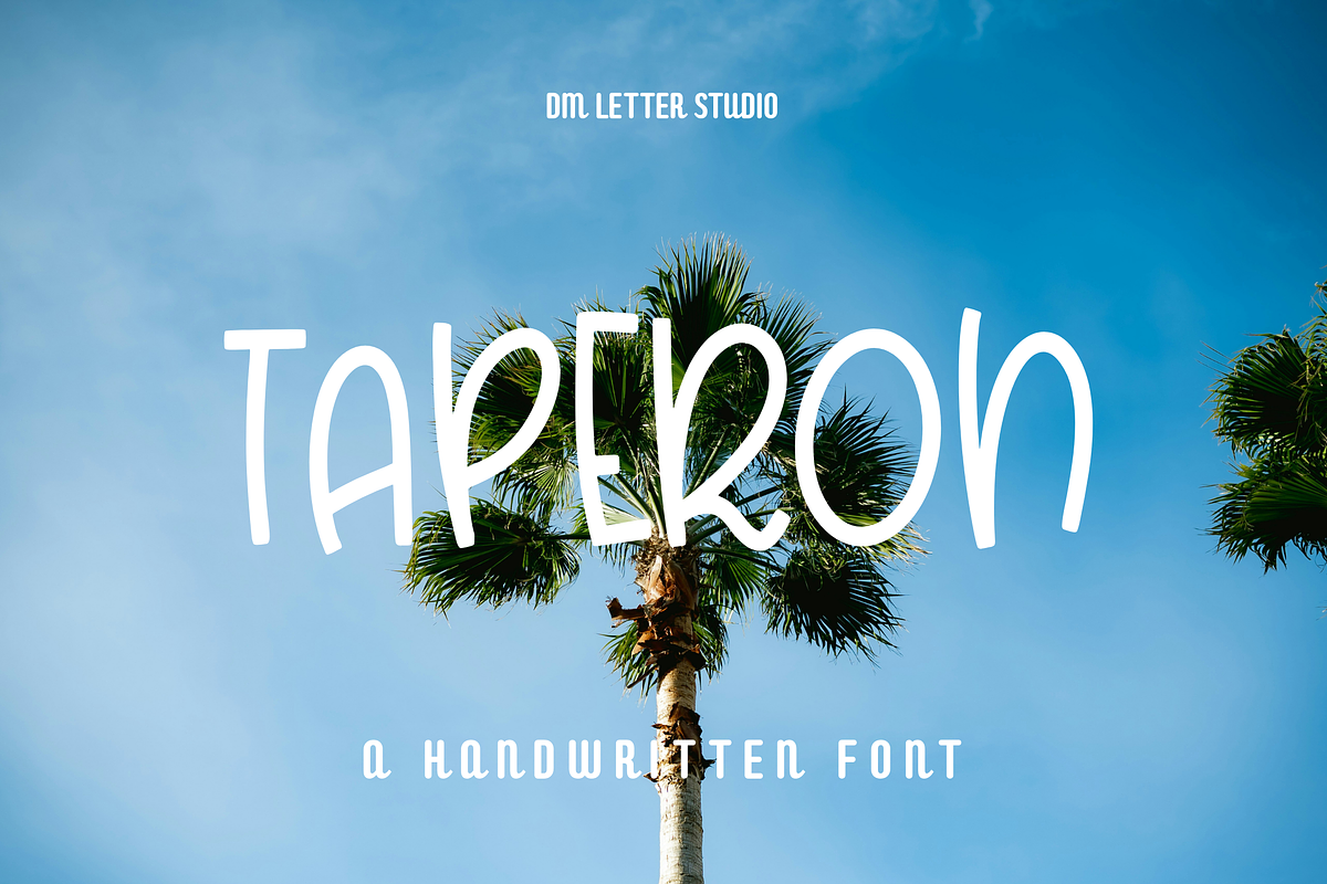 Taperon, a Handwritten Font by Dm Studio (Photo 1 of 9)