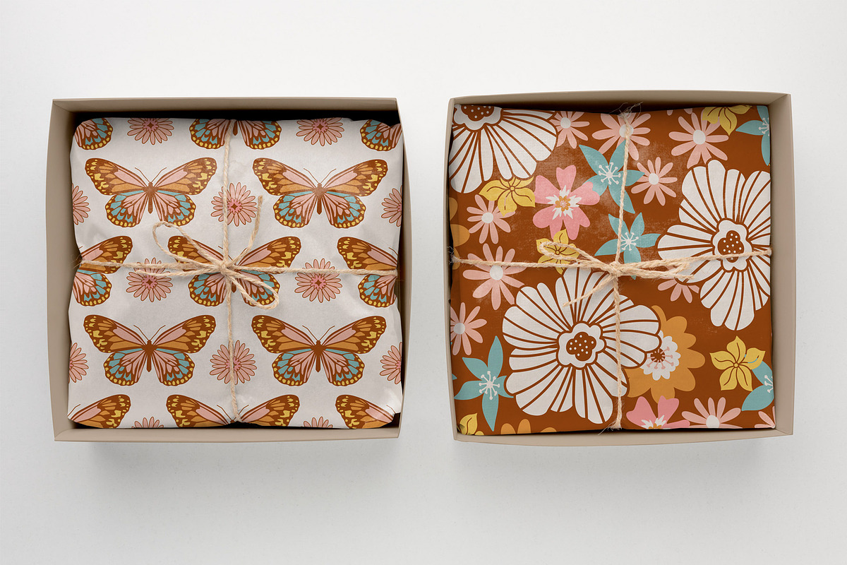 Marigold & Ginger 70s Patterns, a Pattern Graphic by Wild Twig Co (Photo 6 of 7)
