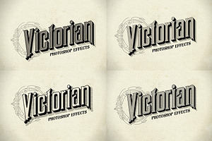 Photoshop Victorian Styles