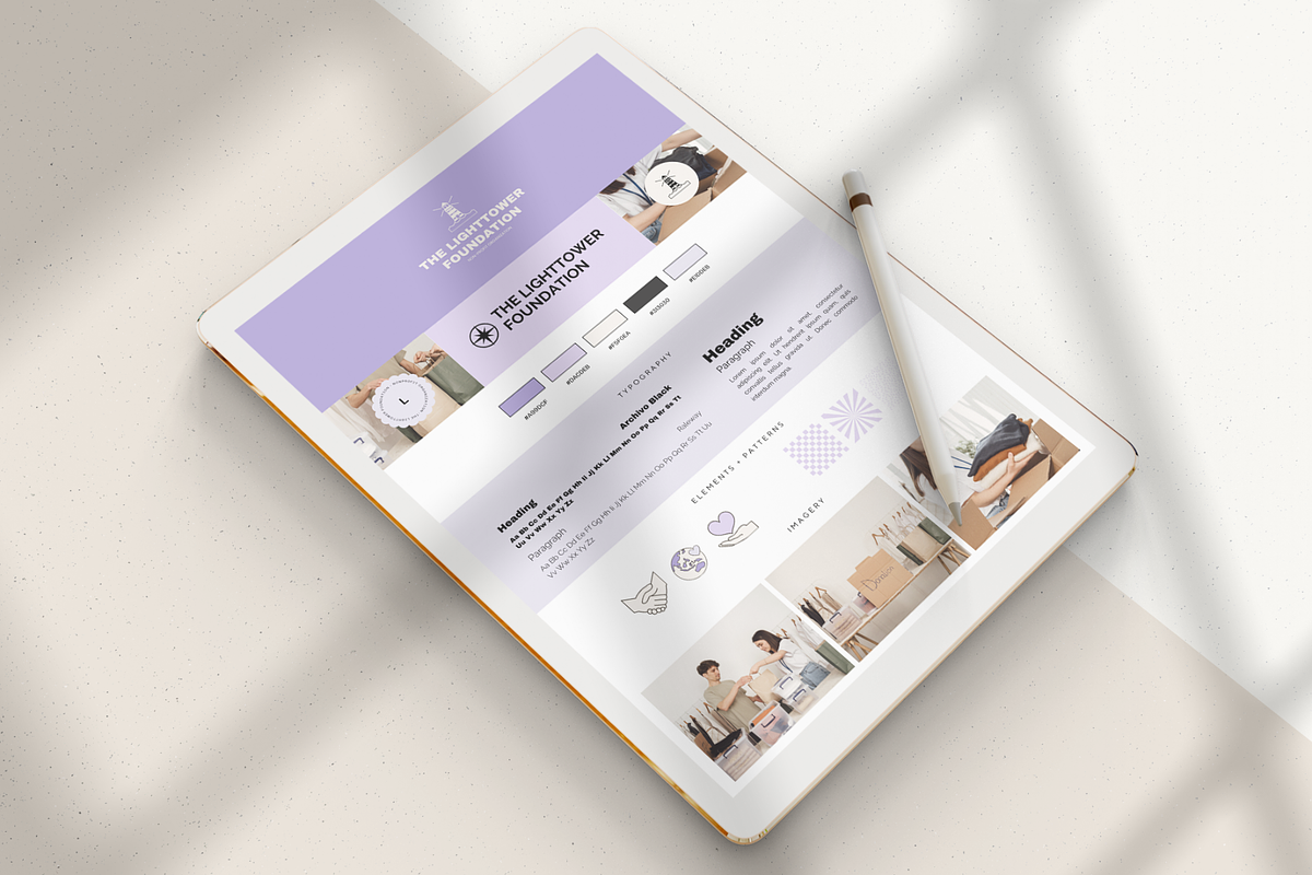 Community & Nonprofit Brand Board, a Branding & Logo Template by Creatif Foundry (Photo 6 of 6)