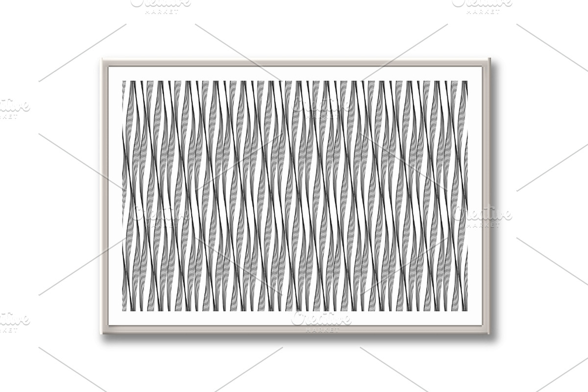 Seamless striped black pattern, a Pattern Graphic by RODINA (Photo 3 of 3)