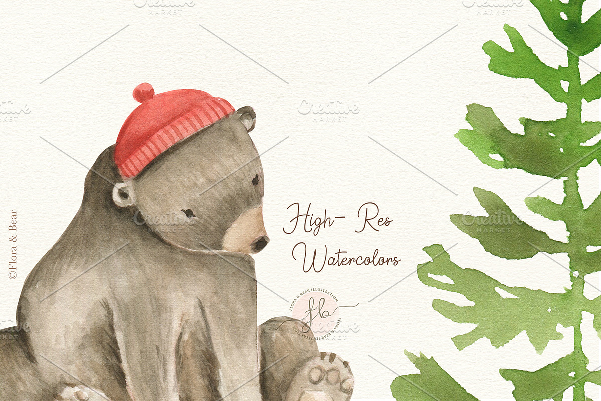 Lumberjack, an Animal Illustration by Flora+Bear (Photo 6 of 7)