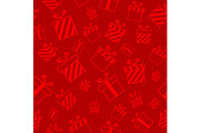 Christmas Seamless Pattern EPS JPG, a Decorative Illustration by Juksy (Thumbnail 4 of 4)