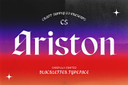 CS Ariston – Blackletter Font, a Blackletter Font by Craft Supply Co. (Thumbnail 1 of 8)