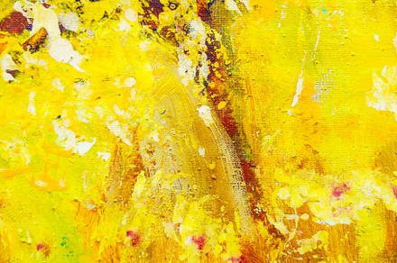 Colorful abstract oil painting art background. Texture of canvas, an Abstract Photo by Eugene_Photo