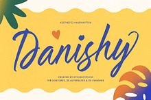Danishy Aesthetic Handwritten Font