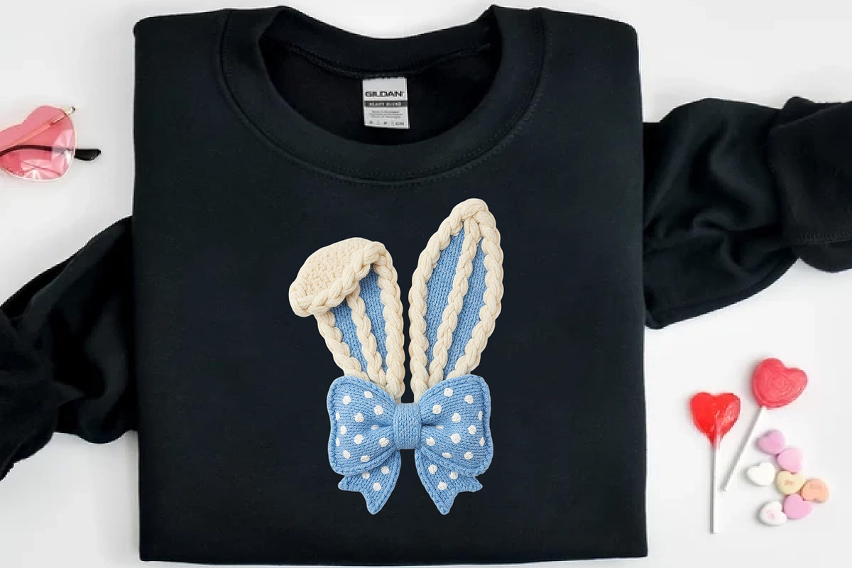 Faux Yarn Crochet Bunny Png, an Illustration by DreamCafeArt (Photo 4 of 5)